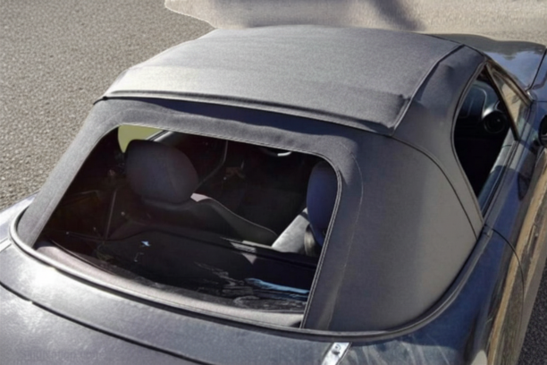 Zipper rear window Miata convertible top